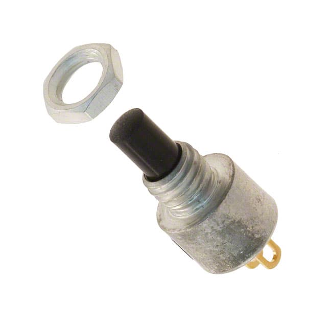 39-601 BLK SWITCH PUSH SPST-NO 0.15A 5V