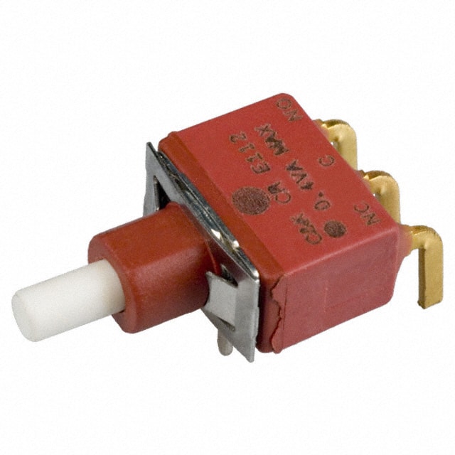 E112SD1AQE SWITCH PUSHBUTTON SPDT 4A 125V