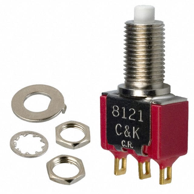 8121LY4ZGE SWITCH PUSHBUTTON SPDT 1A 120V