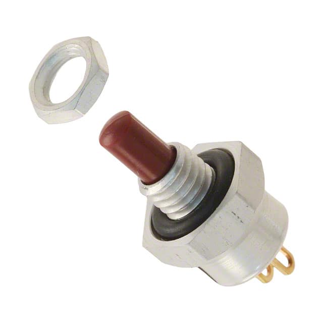 39-351 RED SWITCH PUSH SPST-NO 0.5A 115V