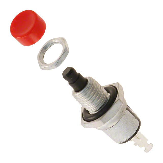 30-251 RED SWITCH PUSH SPST-NO 1A 115V