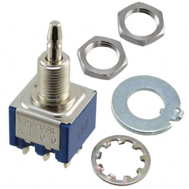 MPS-203R SWITCH PUSHBUTTON DPDT 3A 125V