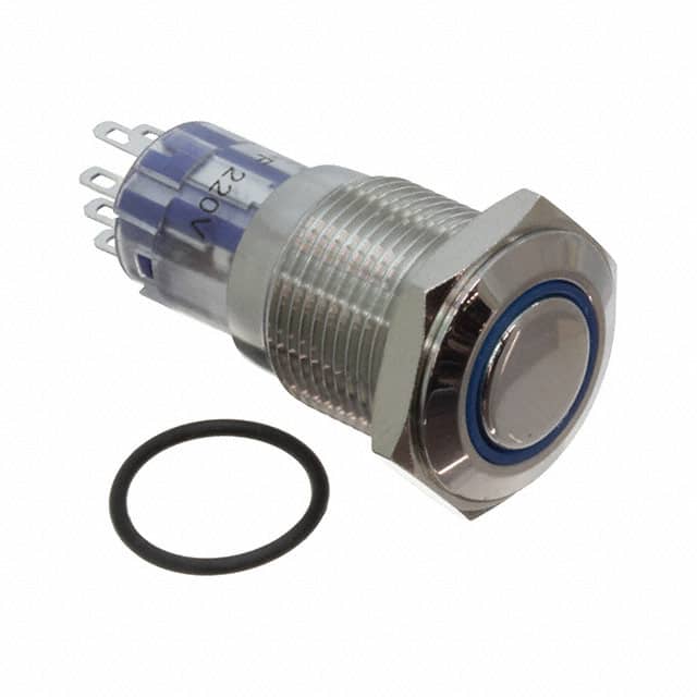 MP0045/1D2BL220S SWITCH PB DPST MOM ILLUM BLU
