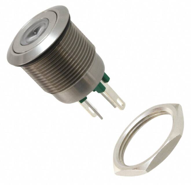 MPI002/28/GN/12 SWITCH PUSH SPST-NO 0.05A 24V