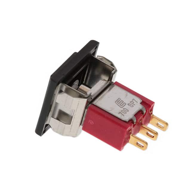 700SP7M1REAP2BLKBLK SWITCH PUSH SPDT 0.4VA 20V