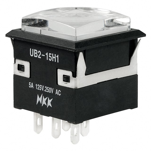 UB215KKW015D-1JB SWITCH PUSHBUTTON SPDT 5A 125V