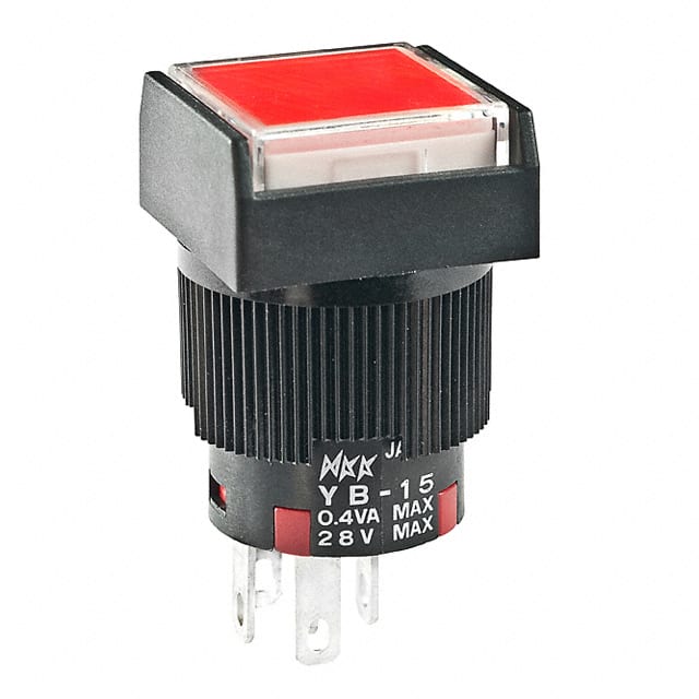 YB15SKG01-5C-JC SWITCH PUSH SPDT 0.4VA 28V