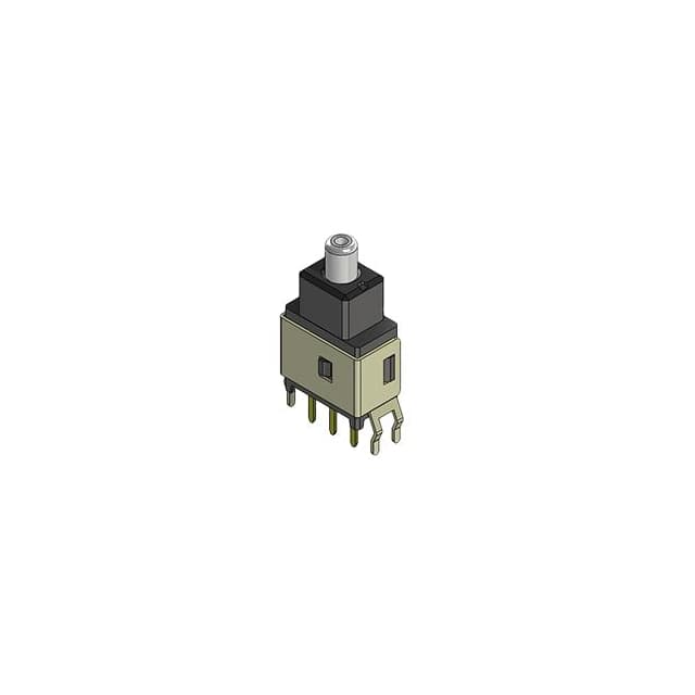 MPB01-1B54-S-CAP-BK-D SPST, THROUGH HOLE, 5.4 MM PUSH,