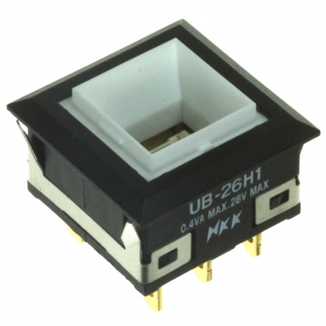 UB26KKG015F SWITCH PUSH DPDT 0.4VA 28V
