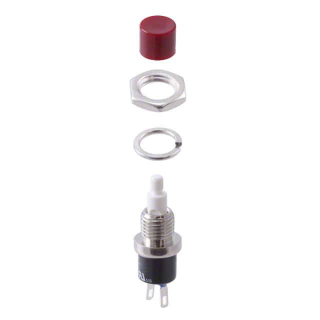 PS1024ALRED SWITCH PUSH SPST-NO 3A 125V