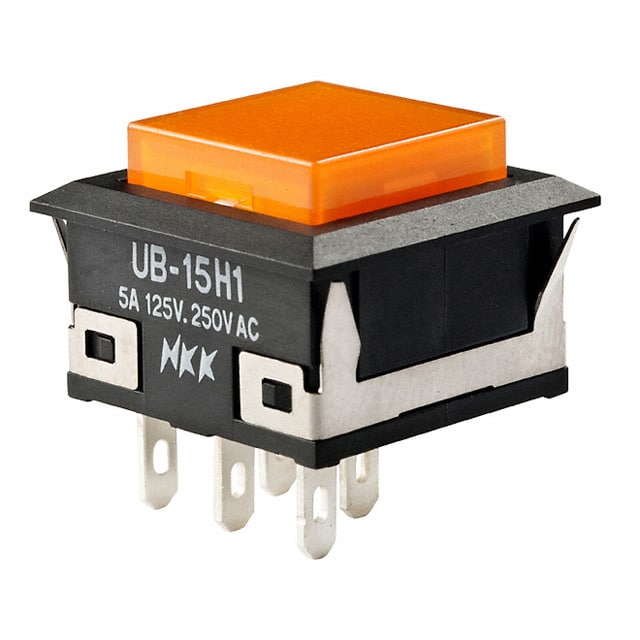 UB15KKW015D-DD SWITCH PUSHBUTTON SPDT 5A 125V