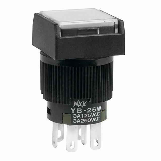 YB26WSKW01-1F05-JA SWITCH PUSHBUTTON DPDT 3A 125V