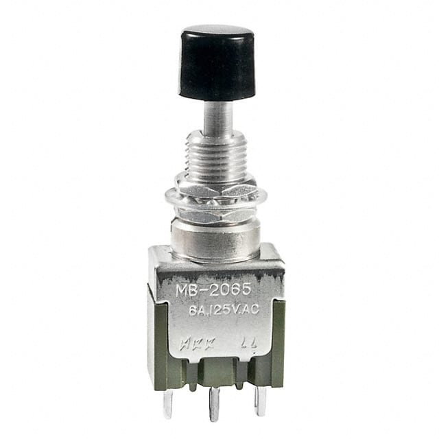 MB2065LS1W01-BA SWITCH PUSHBUTTON SPDT 6A 125V
