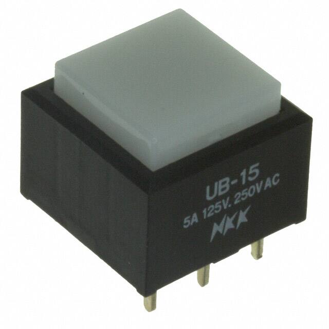 UB15SKW03N-B SWITCH PUSHBUTTON SPDT 5A 125V