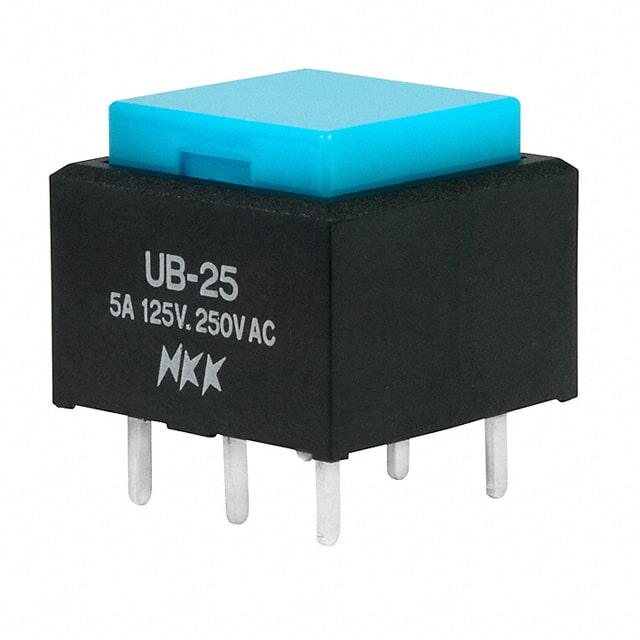 UB25SKW03N-G SWITCH PUSHBUTTON DPDT 5A 125V