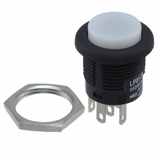 LP0125CCKW015CB SWITCH PUSHBUTTON DPDT 3A 125V