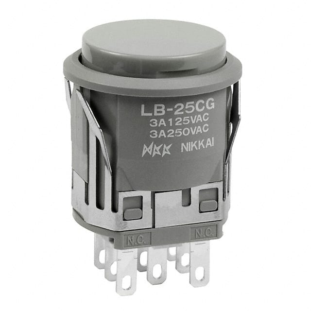 LB25CGW01/UC-H SWITCH PUSHBUTTON DPDT 3A 125V