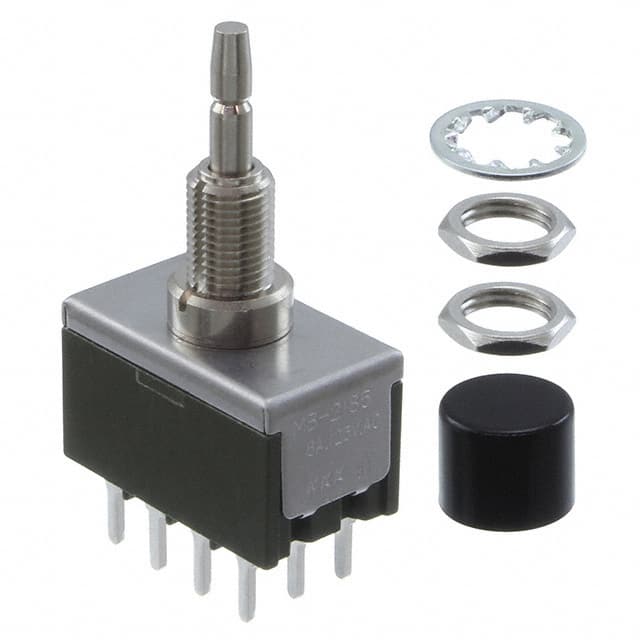 MB2185LS1W03-CA SWITCH PUSHBUTTON 4PDT 6A 125V