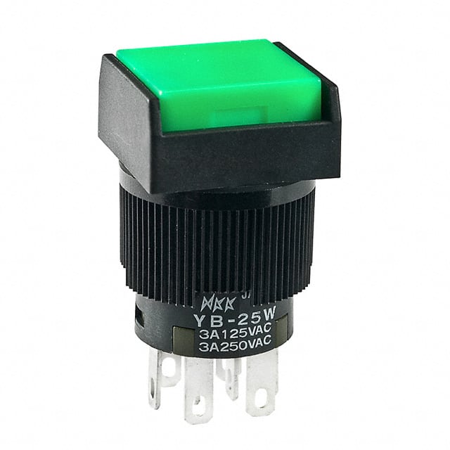 YB25WSKW01-FB SWITCH PUSHBUTTON DPDT 3A 125V