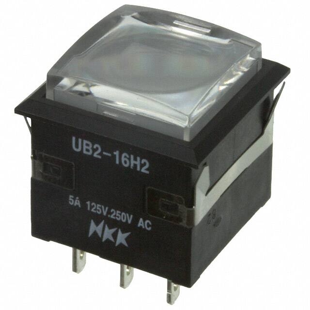 UB216KKW016CF-1JB SWITCH PUSHBUTTON SPDT 5A 125V