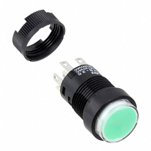 YB25CKW01-5F-JF SWITCH PUSHBUTTON DPDT 3A 125V