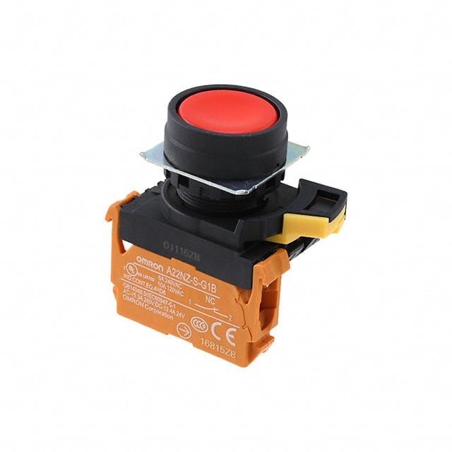 A22NN-BNM-NRA-G002-NN SWITCH PUSH SPST-NC 10A 120V
