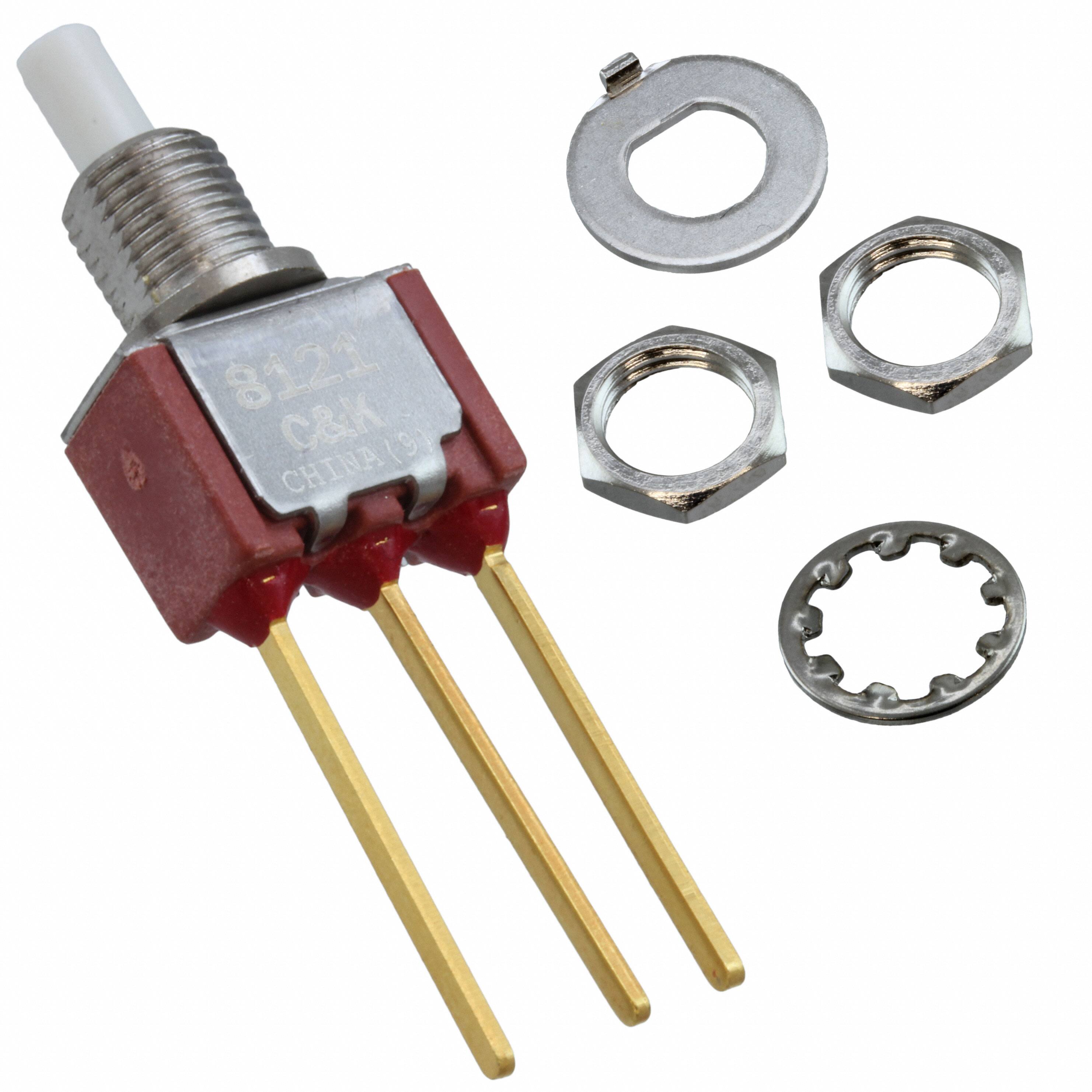 8121SHWGE SWITCH PUSHBUTTON SPDT 1A 120V