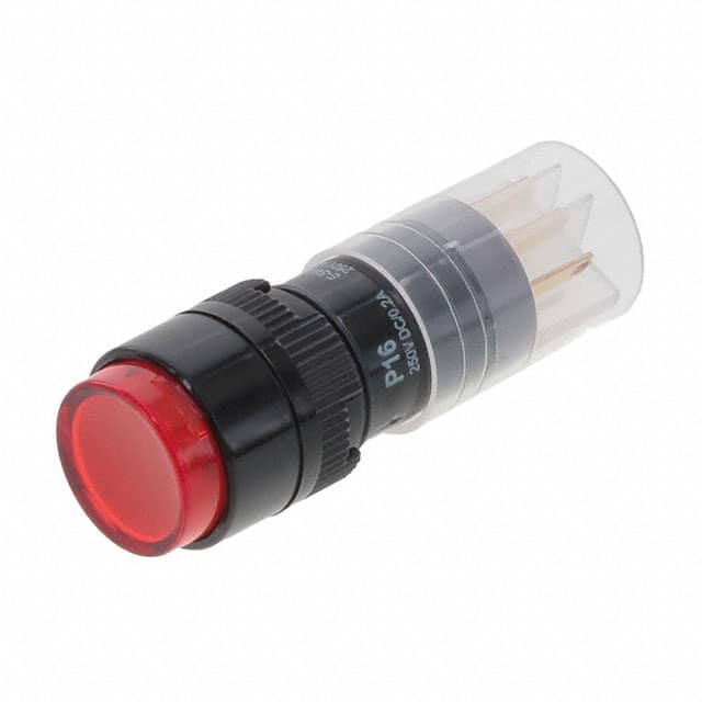 P16OAR110RED SWITCH PUSHBUTTON SPDT 8A 125V