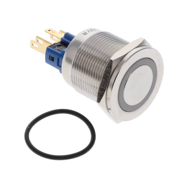 DH221HLBSR6 SWITCH PB DPST-NO/NC 2A 125V