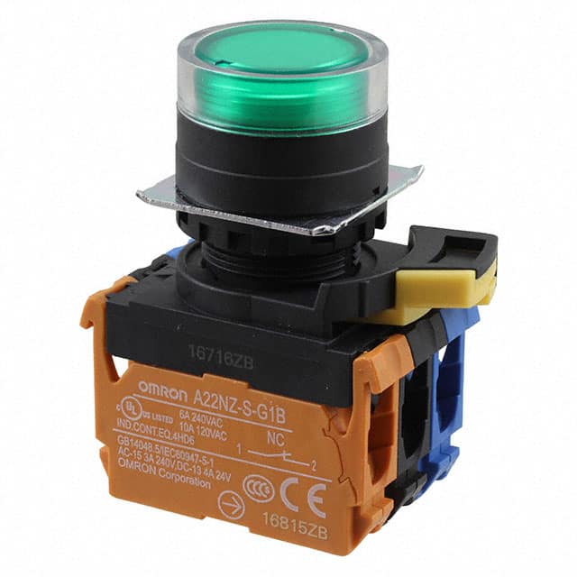 A22NL-BGM-TGA-G102-GD SWITCH PUSH DPST-NO/NC 10A 120V