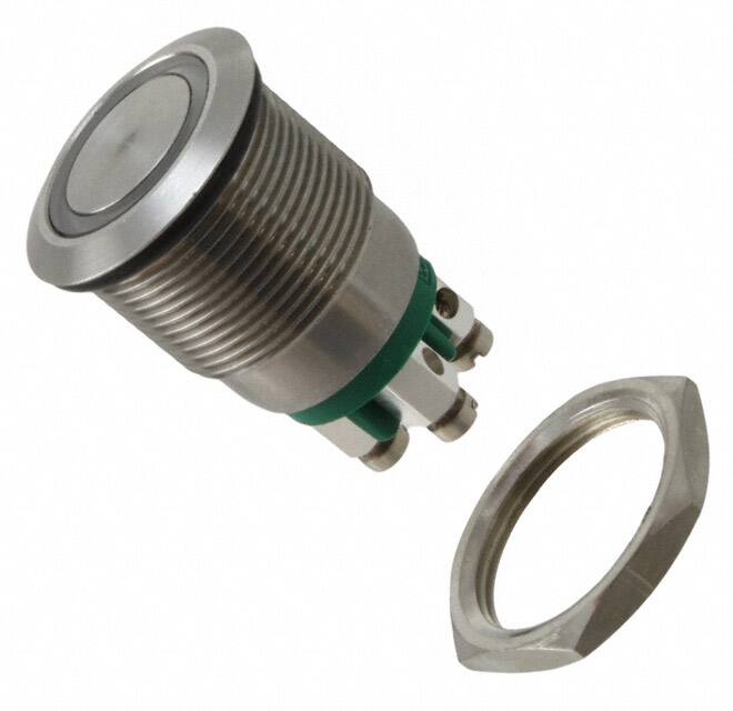 MPI002/TE/GN/12 SWITCH PUSH SPST-NO 0.05A 24V