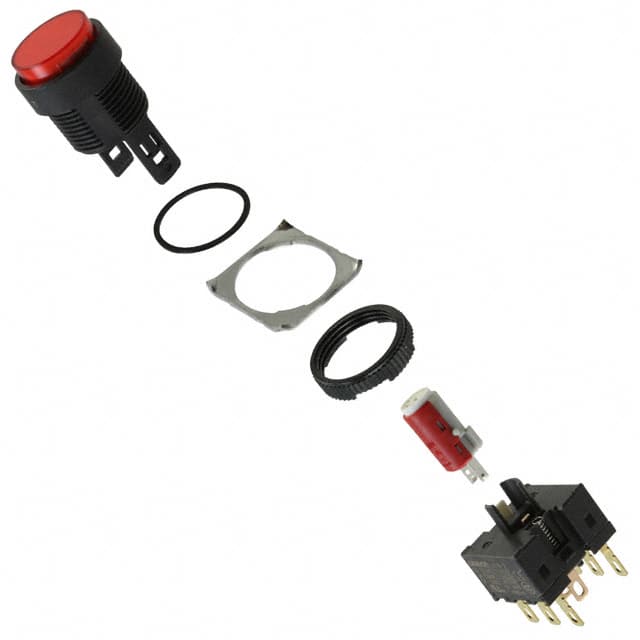 A165L-TRA-5D-1 SWITCH PUSHBUTTON SPDT 5A 125V