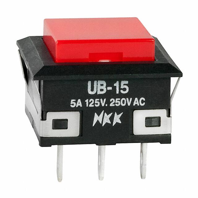 UB15KKW01N-C SWITCH PUSHBUTTON SPDT 5A 125V