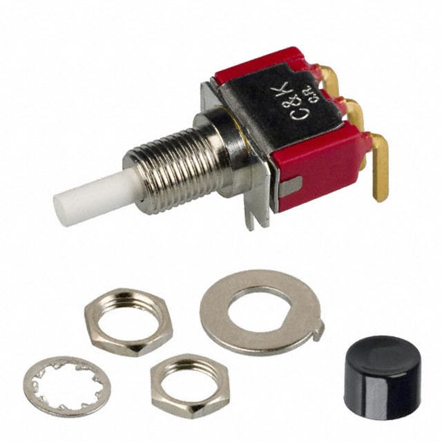8168SHABE2 SWITCH PUSH SPDT 0.4VA 20V