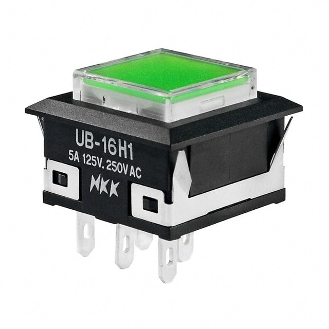 UB16KKW015F-JF SWITCH PUSHBUTTON SPDT 5A 125V