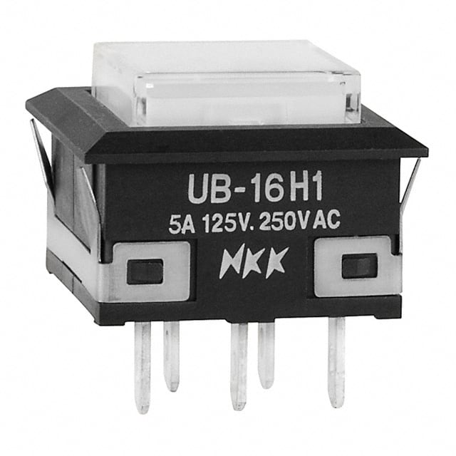 UB16KKW015F-JB SWITCH PUSHBUTTON SPDT 5A 125V