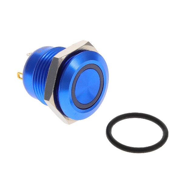 BH16NBUBB SWITCH PB SPST 1A 125V