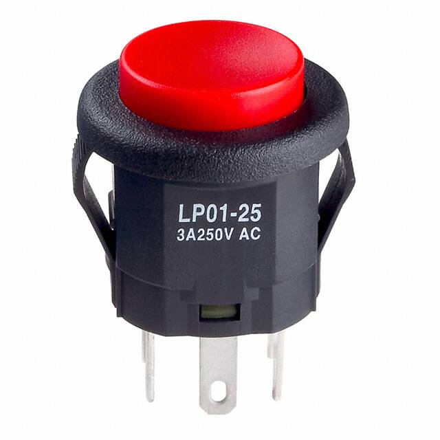 LP0125CMKW01C SWITCH PUSHBUTTON DPDT 3A 125V