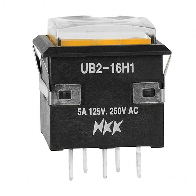 UB216KKW015D-1JD SWITCH PUSHBUTTON SPDT 5A 125V