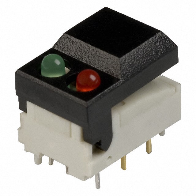 SER2LBKRDGNAUEE SWITCH PUSH SPDT 0.01A 24V