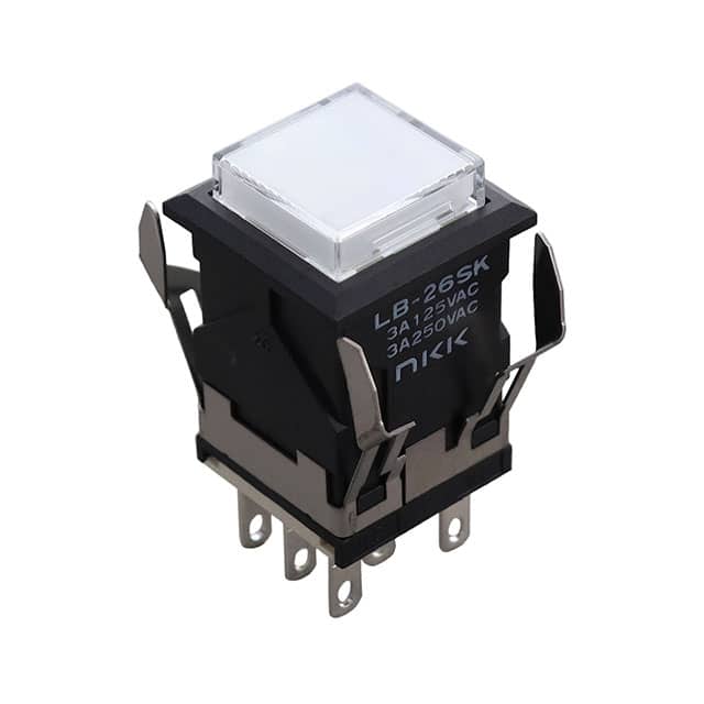 LB26SKW01-6B-JB SWITCH PUSHBUTTON DPDT 3A 125V