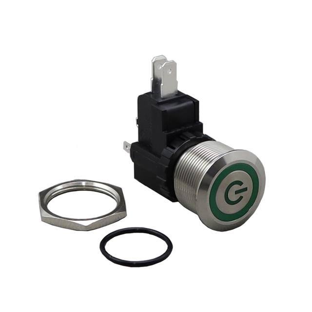 AVH22MSSFE16121604 SWITCH PUSHBUTTON SPDT 16A 125V