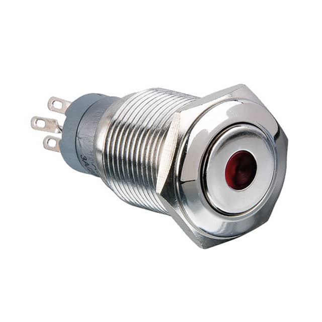 MP0045/1D2GN012S SWITCH PB DPST MOM ILLUM GRN