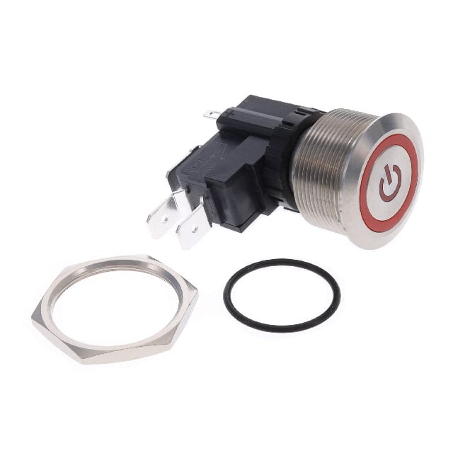 AVH25MSSFE13122604 SWITCH PUSHBUTTON SPDT 26A 125V