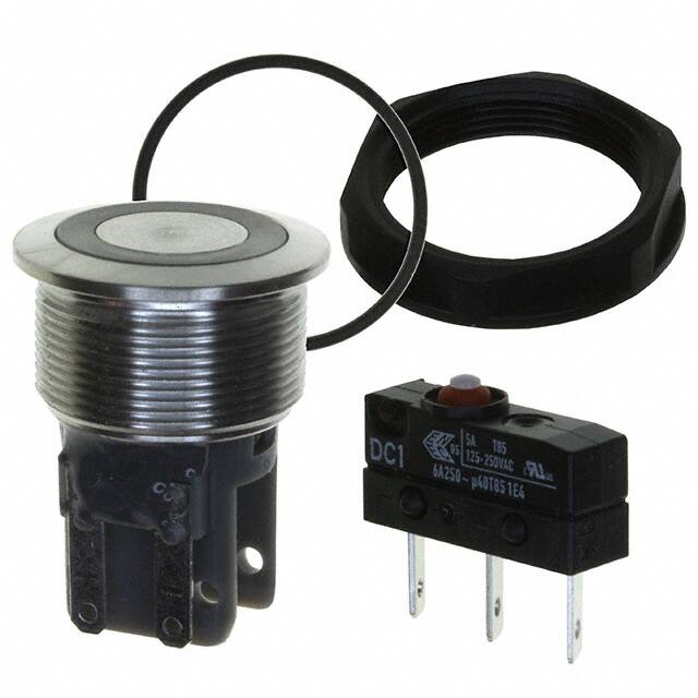 1241.6624.1181000 SWITCH PUSHBUTTON SPDT 5A 250V