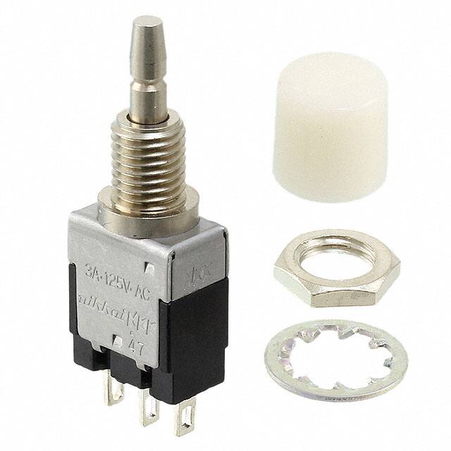 EB2011-BB SWITCH PUSHBUTTON SPDT 3A 125V