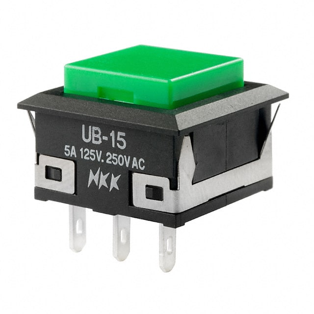 UB15KKW01N-F SWITCH PUSHBUTTON SPDT 5A 125V