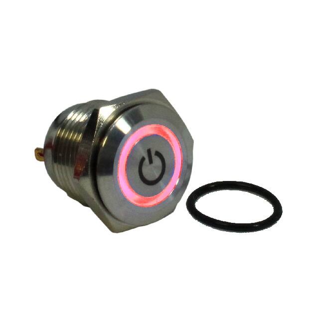 BH16NGSBR SWITCH PB SPST 1A 125V