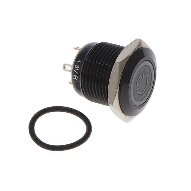 BH16NGBBR SWITCH PB SPST 1A 125V
