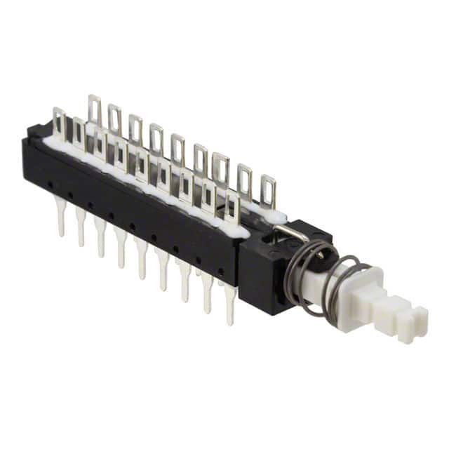 F6UEETB SWITCH PUSH 6PDT 0.5A 125V